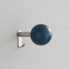 Davis DOTS 10 Painted Wood and Steel Coat Knob (Set of 5) - Ocean Blue