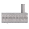 Single Prong Aluminum Coat Hook 246-216 - Stainless Steel Effect