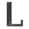 Steel Single Prong L-Shape Coat Hook 232-675 - Antique Iron Finish