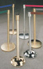 Glaro 112 Crowd Control Extenda-Barrier Post with Bell Base and 7' Black Strap - Multiple Finishes Glaro 112 Crowd Control Extenda-Barrier Post with Bell Base and 7' Black Strap - Multiple Finishes
