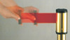 Glaro 152 Crowd Control Extenda-Barrier XL Post with Flat Base and 13' Strap - Multiple Finishes and Strap Colors Glaro 152 Crowd Control Extenda-Barrier XL Post with Flat Base and 13' Strap - Multiple Finishes and Strap Colors
