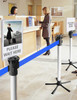 Magnuson TPL-950-SBL Tempaline Crowd Control Portable Stanchion Magnuson TPL-950-SBL Tempaline Crowd Control Portable Stanchion