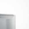Magnuson DROP-10 7.6 Gallon Textured Steel Waste Bin with Internal Bag Ring - Multiple Finishes