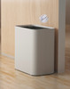 Magnuson DROP-20 9.5 Gallon Textured Steel Waste Bin with Internal Bag Ring - Multiple Finishes