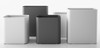 Magnuson DROP-20 9.5 Gallon Textured Steel Waste Bin with Internal Bag Ring - Multiple Finishes