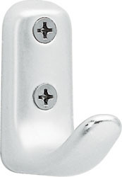 Peter Pepper 2057 Aluminum Single Prong Coat Hook Sunhouse Office