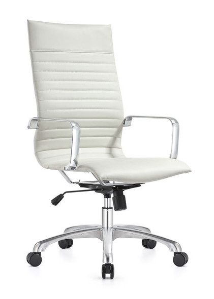 Woodstock Janis High Back Swivel Chair - Off-White