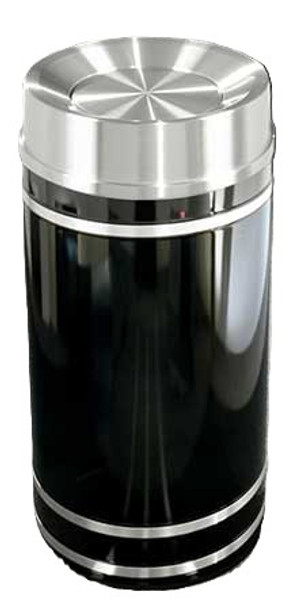 Glaro Monte Carlo TA2056 Satin Aluminum Tip Action Top Trash Can, 20 x 36, 33 Gallon - Free Shipping Glaro Monte Carlo TA2056 Satin Aluminum Tip Action Top Trash Can, 20 x 36, 33 Gallon - Free Shipping