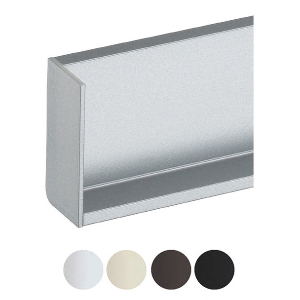 Schwinn 6K377 L Cap Rectangle Left, Silver (Matches Clear Anodized) (UPC 4000913544796)