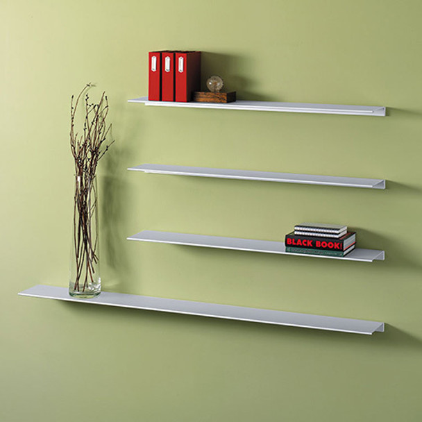 Peter Pepper Envision SA-48 Wall Mounted Aluminum 8-1/4" Deep Display Shelf - 48" Long