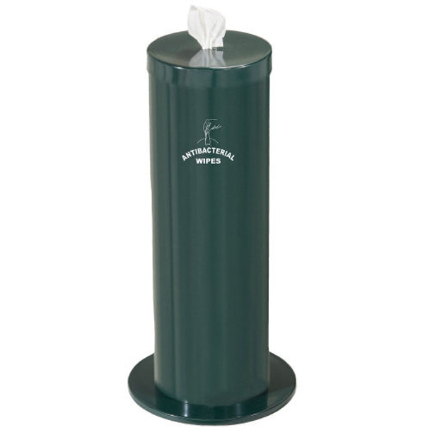 Glaro F1027-S Antibacterial Wipe Dispenser -Floor Standing Unit with Storage for 2 Additional Wipe Rolls plus Silk Screen Message - 27 Finish Options Glaro F1027-S Antibacterial Wipe Dispenser -Floor Standing Unit with Storage for 2 Additional Wipe Rolls plus Silk Screen Message - 27 Finish Options