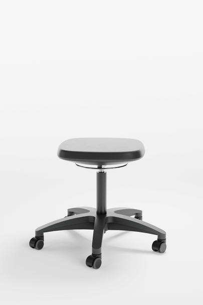 Cramer Citrus Desk Height Backless Lab Stool CTRDU Polyurethane Integral Skin with Options
