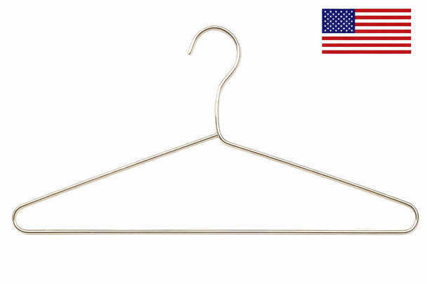 Magnuson MG-17OHN-50 Steel Painted Open Hook Hanger, Pack of 50 - Silver Finish