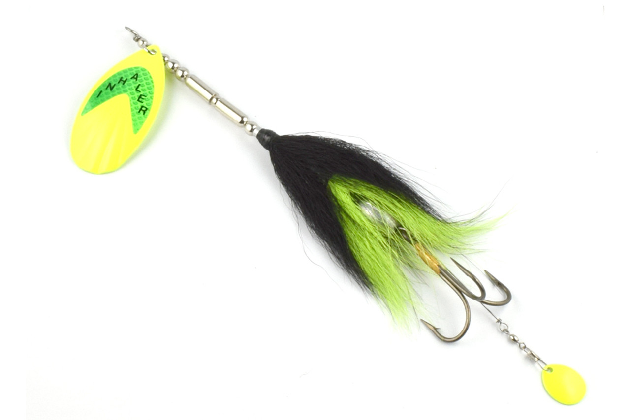 Hurricane 1-1/2 oz Bugeye Bucktail Jig ( 1 pack) Saltwater Black