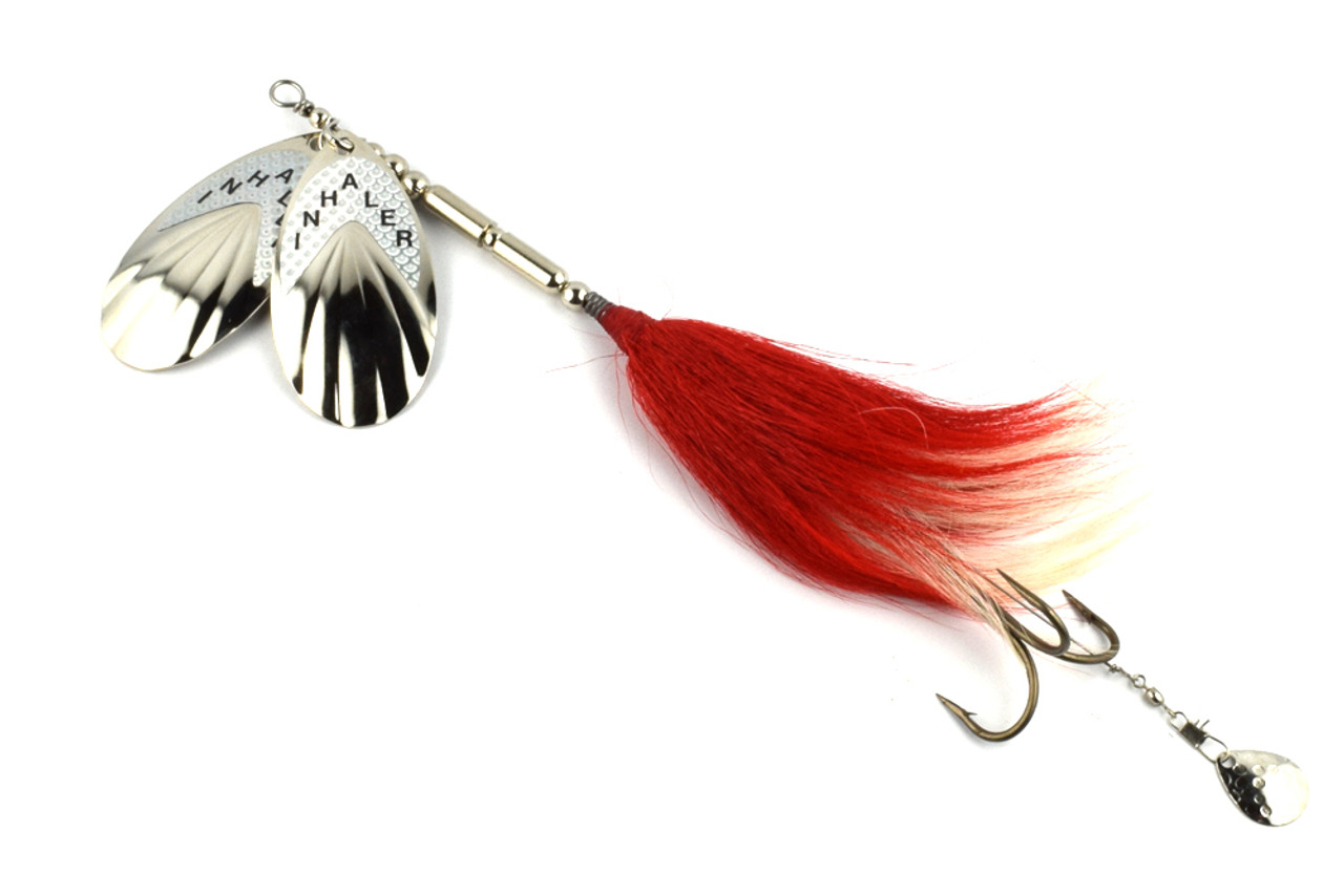 Twin Blade Bucktail Org-Org/Black 1 3/4 oz.