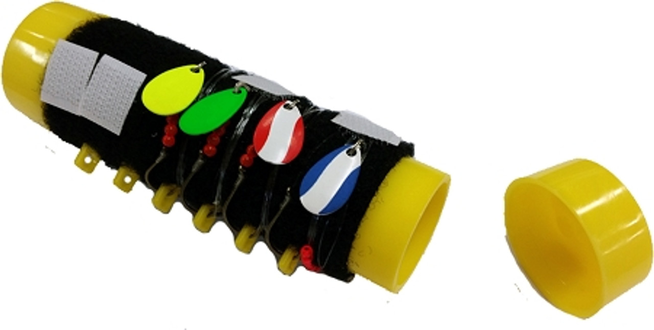 Tackle Tamer - 6 snell holder Black and Yellow
