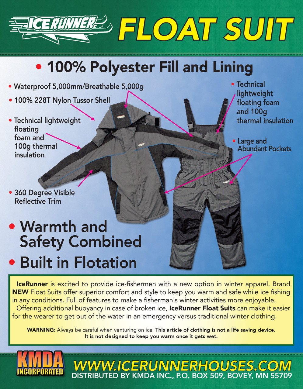 Ice Fishing Flotation Suit