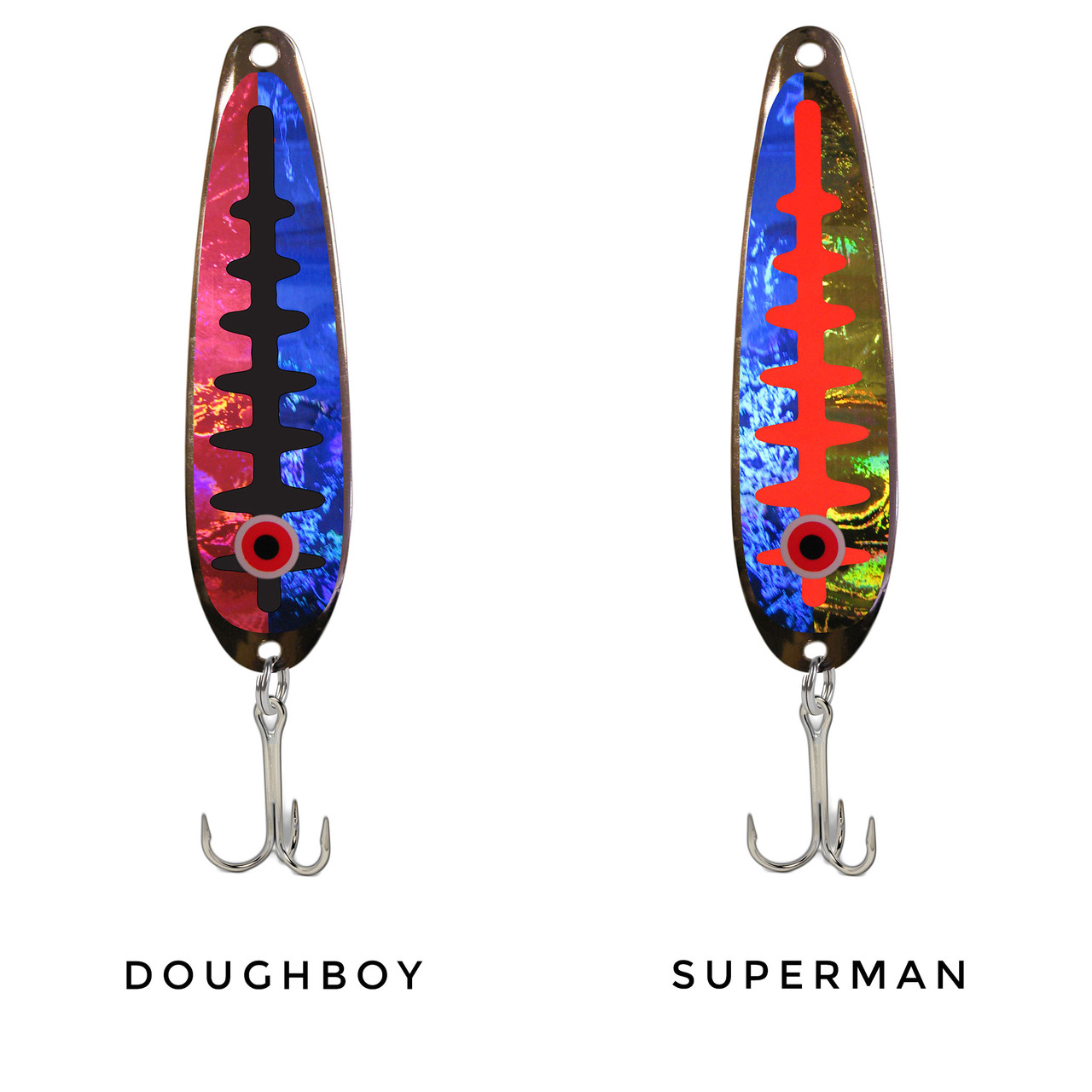 Doctor Spoons Orginal Fishing Lures Series - Made in USA - Saltwater &  Freshwater - Eagle Claw Hook - Walleye, Bass, Northern, Pike, Salmon,  Trout, Striper & More - Casting, Jigging, Trolling 3 Pack - Yahoo Shopping