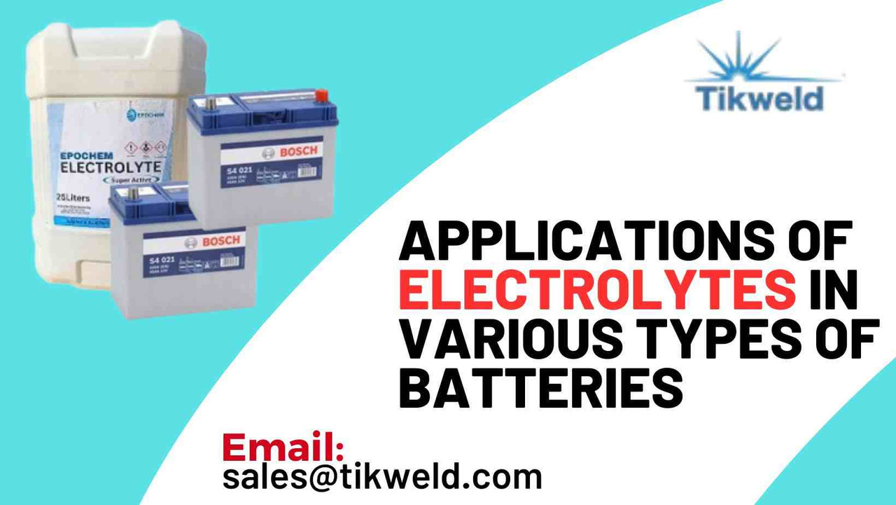 Applications Of Electrolytes In Various Types Of Batteries 
