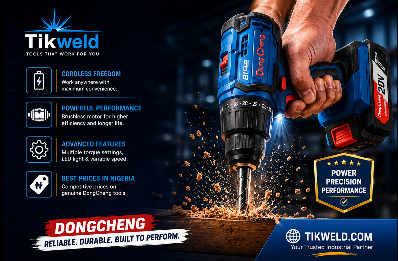 Cordless Drill Driver Buying Guide: Features, Prices & DongCheng Review (Nigeria 2026)