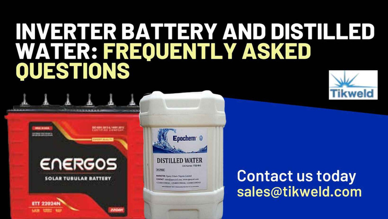 Inverter Battery and Distilled Water: Frequently asked Questions
