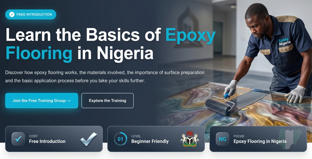 Free Online Epoxy Flooring Training in Nigeria Scheduled for October 2026