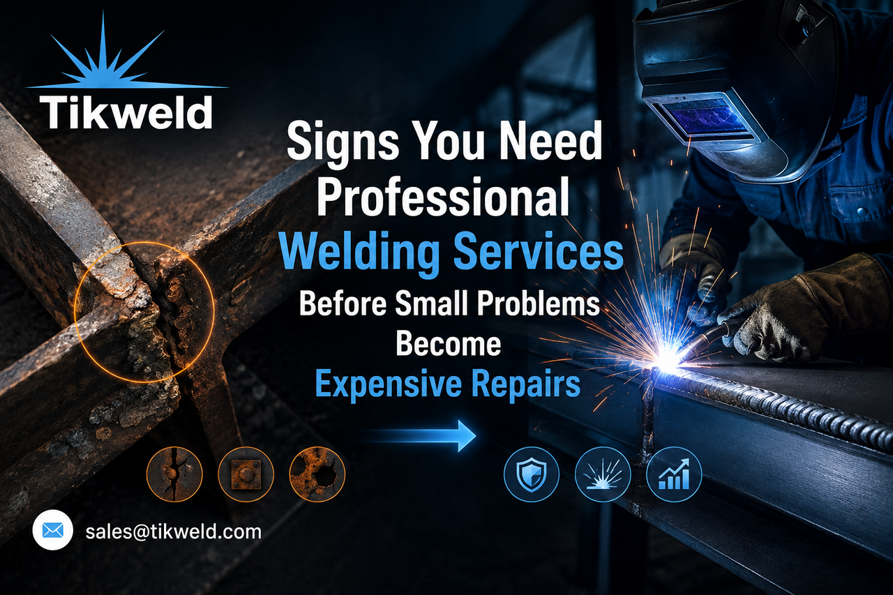 Signs You Need Professional Welding Services Before Small Problems Become Expensive Repairs