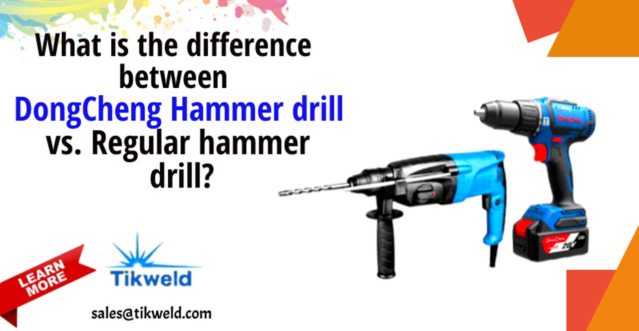 What is the difference between DongCheng Hammer drill vs. Regular hammer drill? What is the difference between DongCheng Hammer drill vs. Regular hammer drill?
