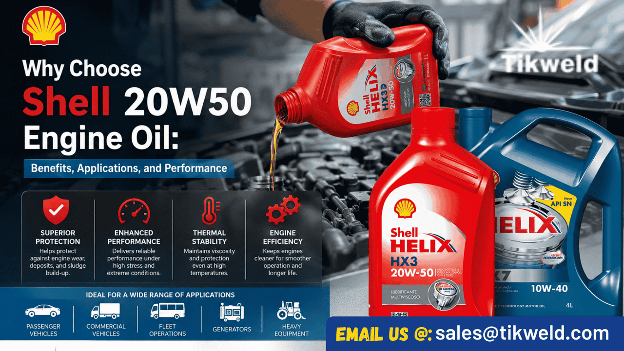 Why Choose Shell 20W50 Engine Oil: Benefits, Applications, and Performance 