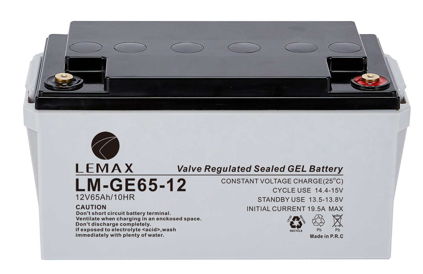 LEMAX GEL Battery LM-GE-12V65AH