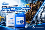 How to Remove Heavy Oil and Grease from Industrial Equipment