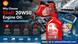 Why Choose Shell 20W50 Engine Oil: Benefits, Applications, and Performance 