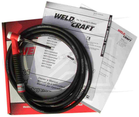 Weldcraft A-150 TIG Torch Package - 150 Amp Air-Cooled WP-17