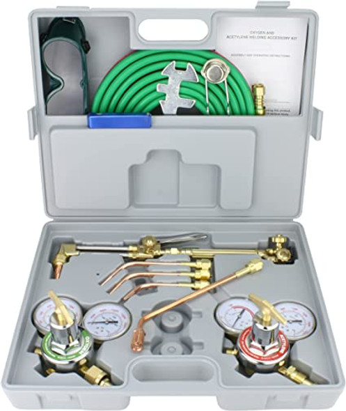 Hellog Oxygen, Acetylene Gas Cutting, Welding and accessory kit.