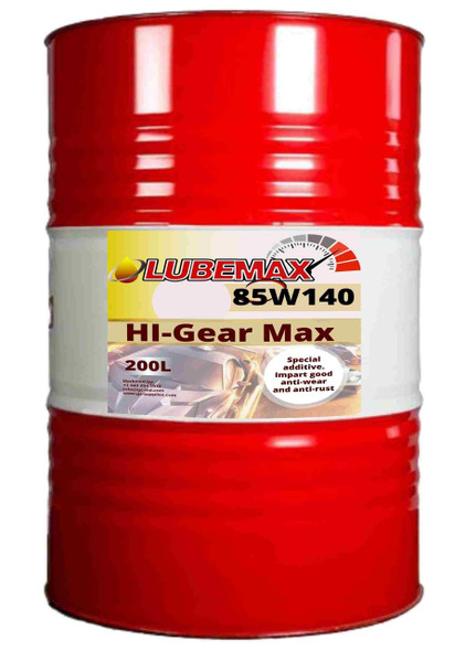 LubeMax HI-Gear Max 85W-140 200L