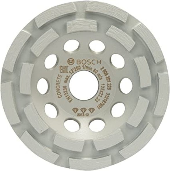 Bosch Diamond-Grinding Wheel for Concrete Layer, 0 V, White