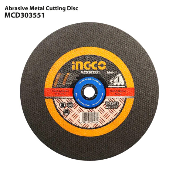 INGCO 14" Abrasive Metal Cutting Disc (MCD303551).