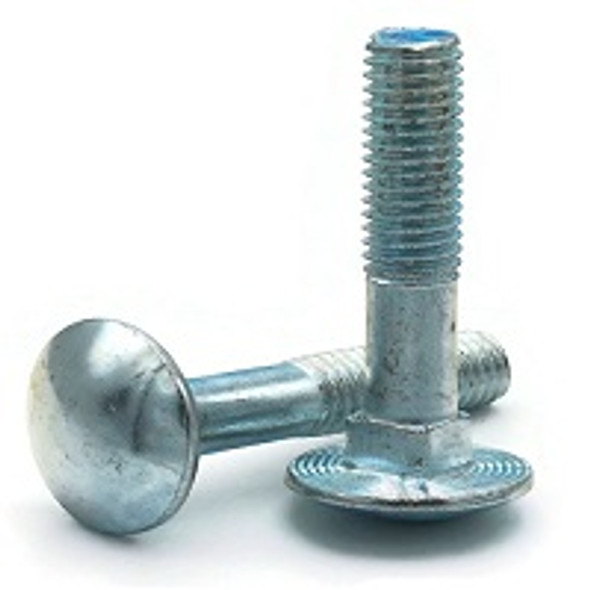 Metric Zinc Plated Carriage Bolt M6-1.00 Hellog