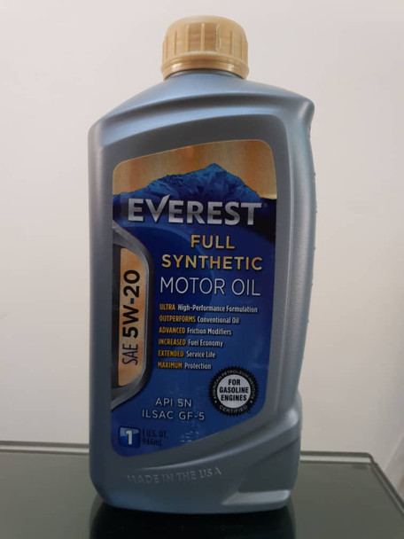 Everest Extreme Performance motor oil is of premium quality formulated to provide protection against rust and wear. 

Everest Extreme Performance motor oil is suitable for use in a wide range of operating temperatures and applications.