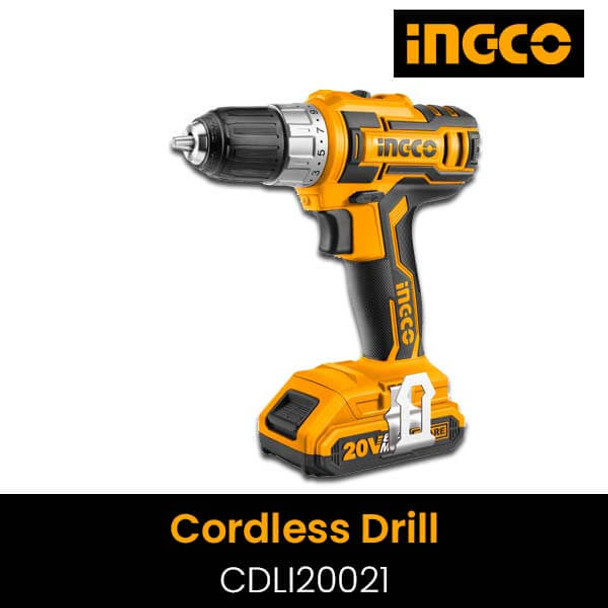 Ingco Lithium-Ion Cordless Drill 20V INGCO CDLI20012