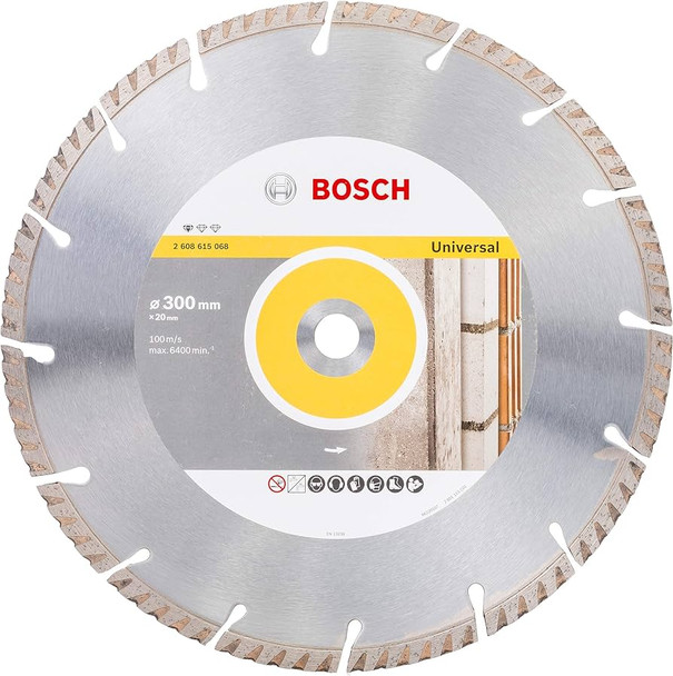 Bosch  Diamond Cutting Disc Standard for Universal, 300 x 20 x 3.3 x 10 mm