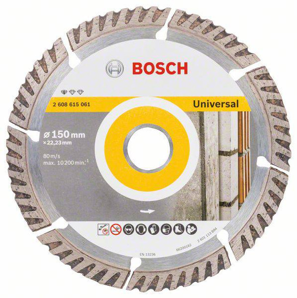 Bosch Professional Diamond Cutting Blade Standard>Universal 150mm