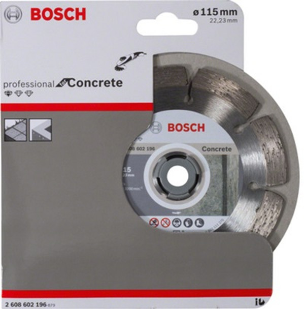 Bosch Standard Diamond Cutting Disc for Concrete 115 mm