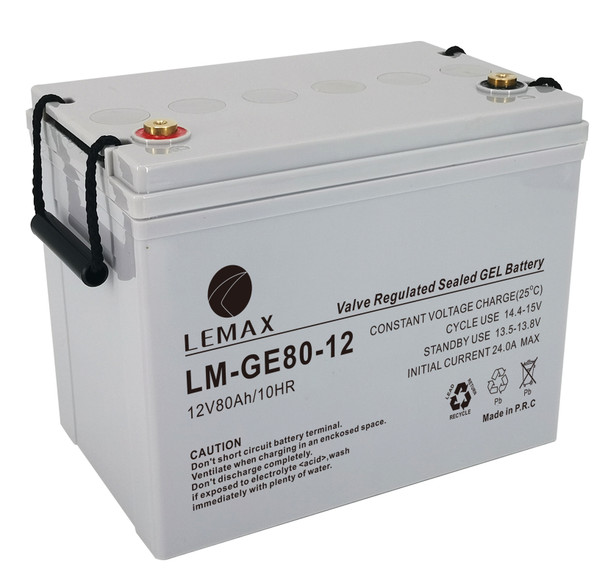 LEMAX GEL Battery LM-GE-12V80AH