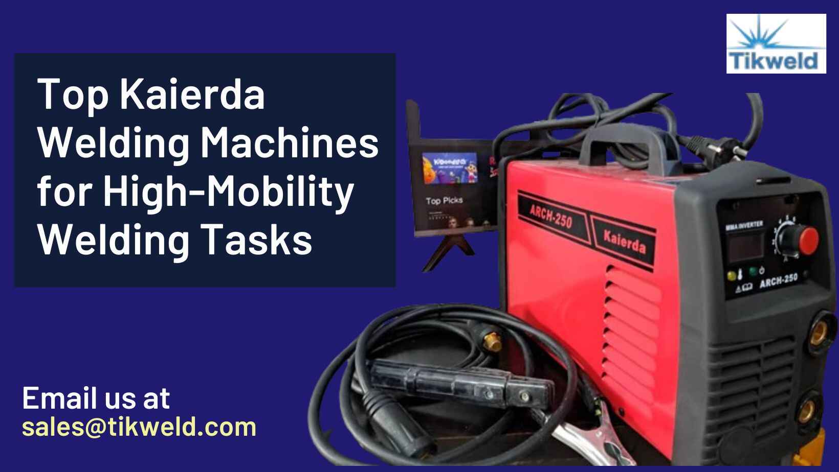 Top Kaierda Welding Machines for High-Mobility Welding Tasks