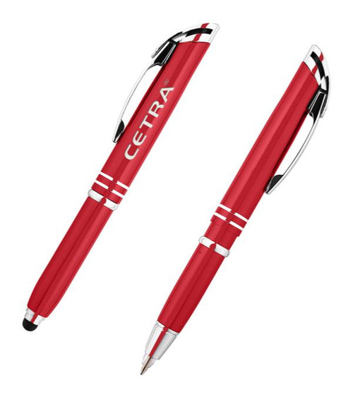 Medina 3-Funktionen hochwertiger Kugelschreiber aus Metall mit Licht & Stylus