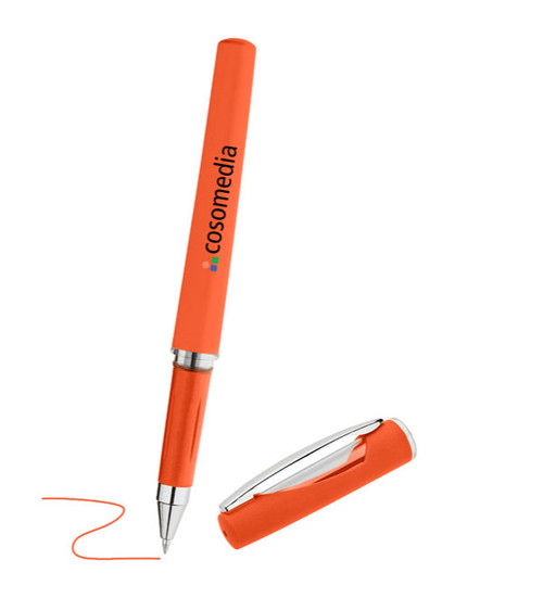 Fortis Soft-Touch Promo Kugelschreiber mit farbiger Gel-Tinte & mehrfarbigem Aufdruck