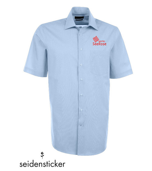 Seidensticker Splendesto Hemd Kurzarm - bestickt