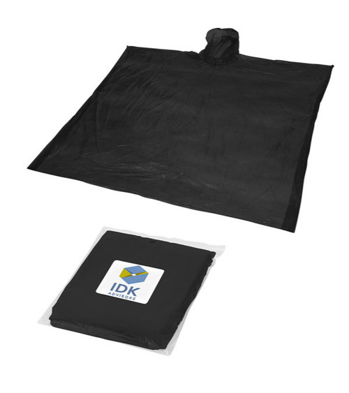 ZIVA Poncho mit Hülle - bedruckt