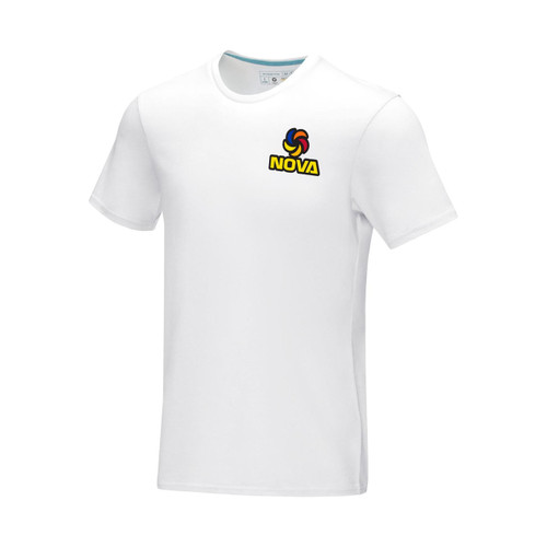T-Shirt AZURITE aus GOTS-zertifiziertertem Bio-Material - bedruckt